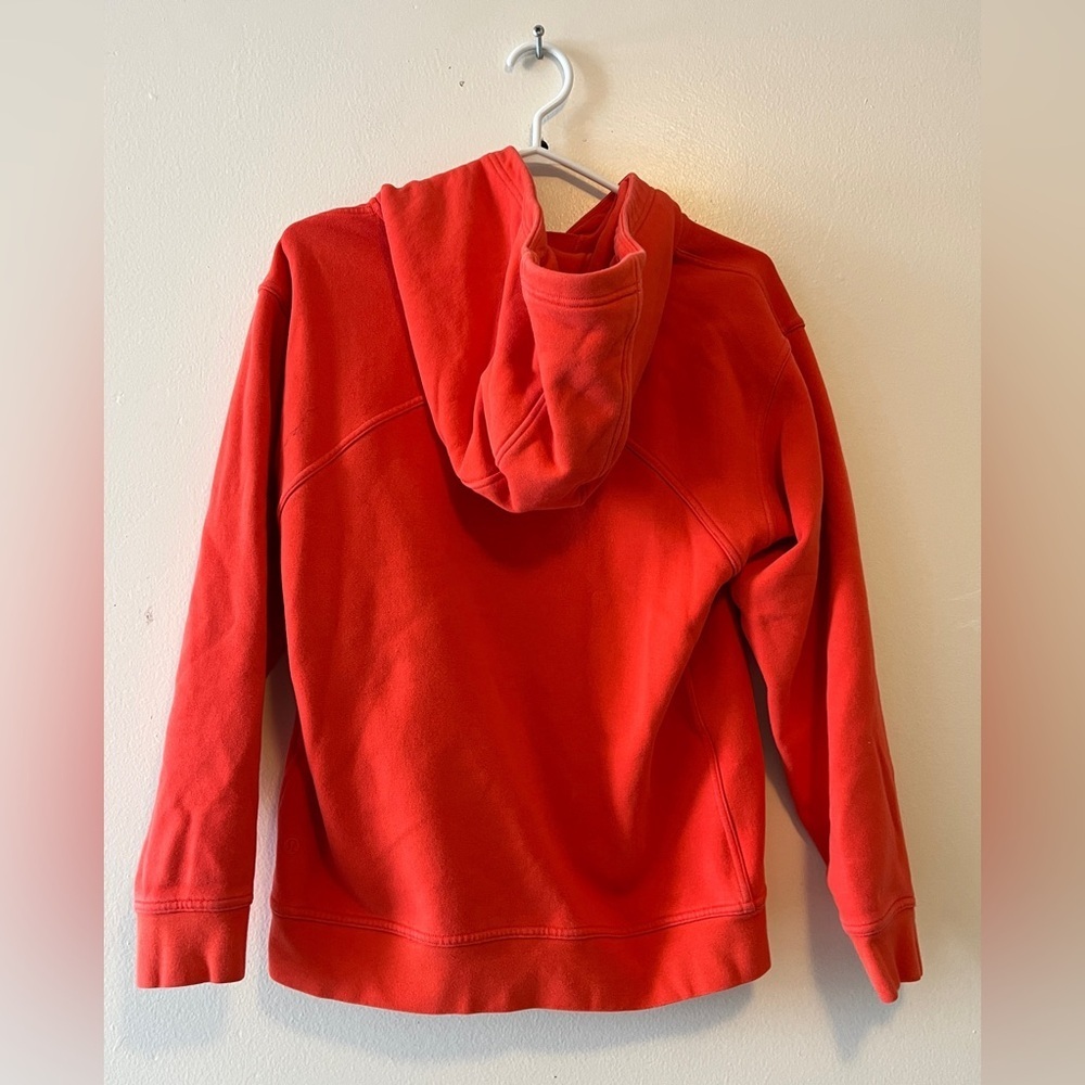 lululemon All Yours Hoodie Graphic Size Small Warm Coral Orange - Picture 4 of 8